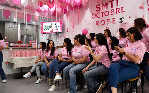 Sensibilisation au cancer du sein